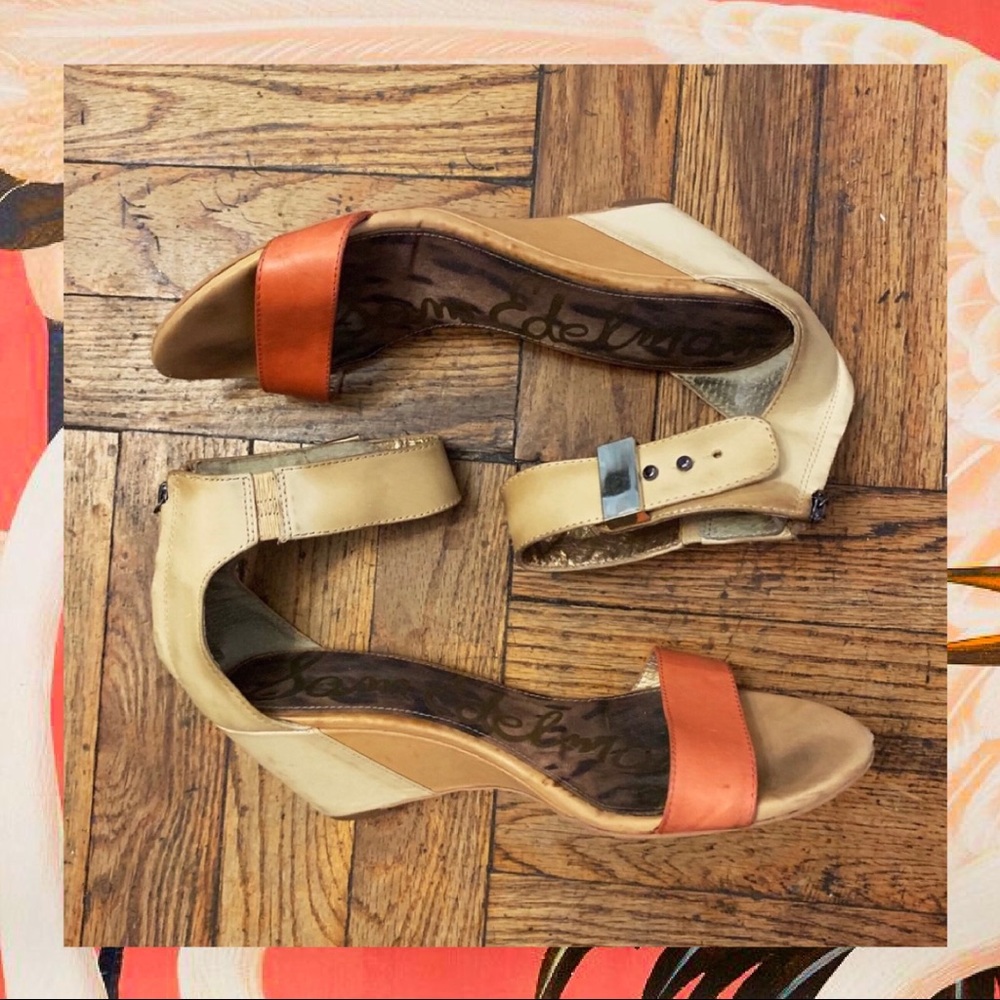 Sam Edelman Low Wedge Sandals